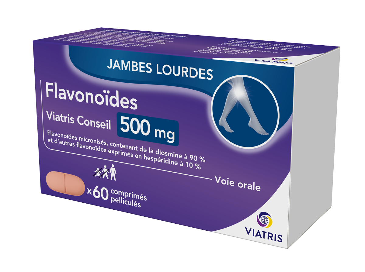 image Flavonoïdes Mylan Conseil 500 mg – VIATRIS (PMA)